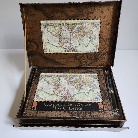 Card & Dice Games Gift Set Game Book Scorepad Cards Dice Robert Frederick 2003 - Picture 2 of 13